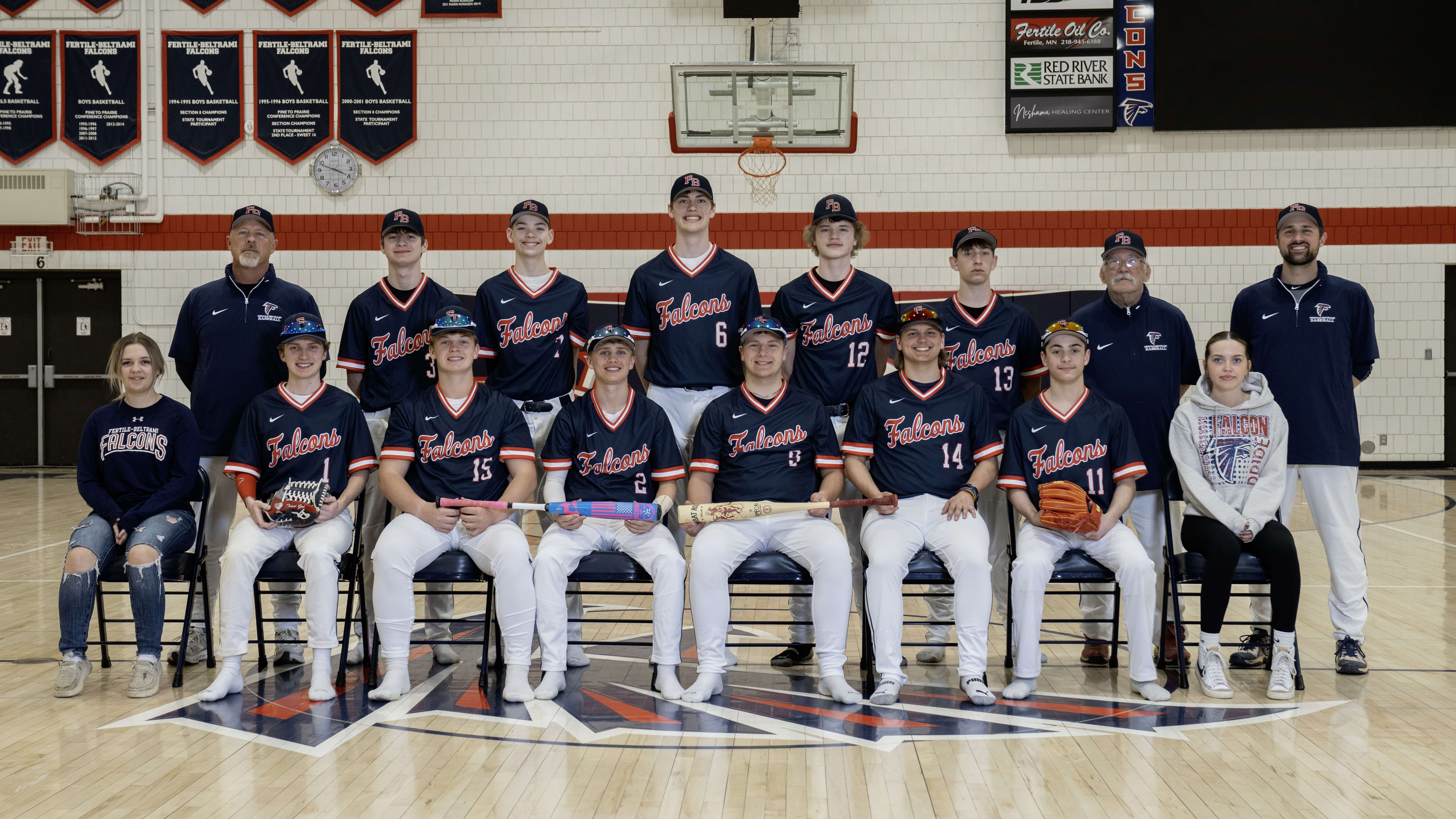 Varsity Baseball team