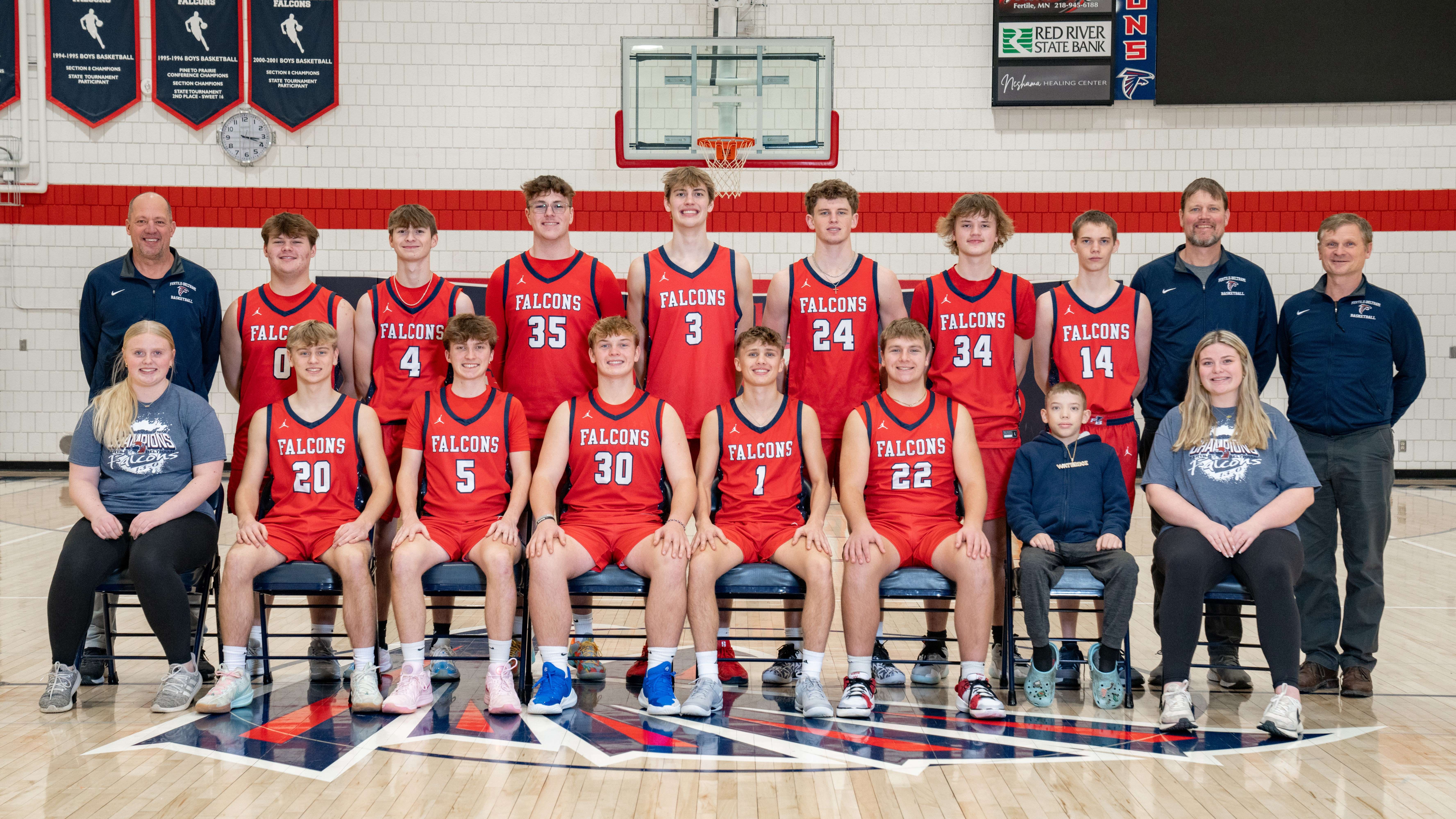 Varsity basketball team