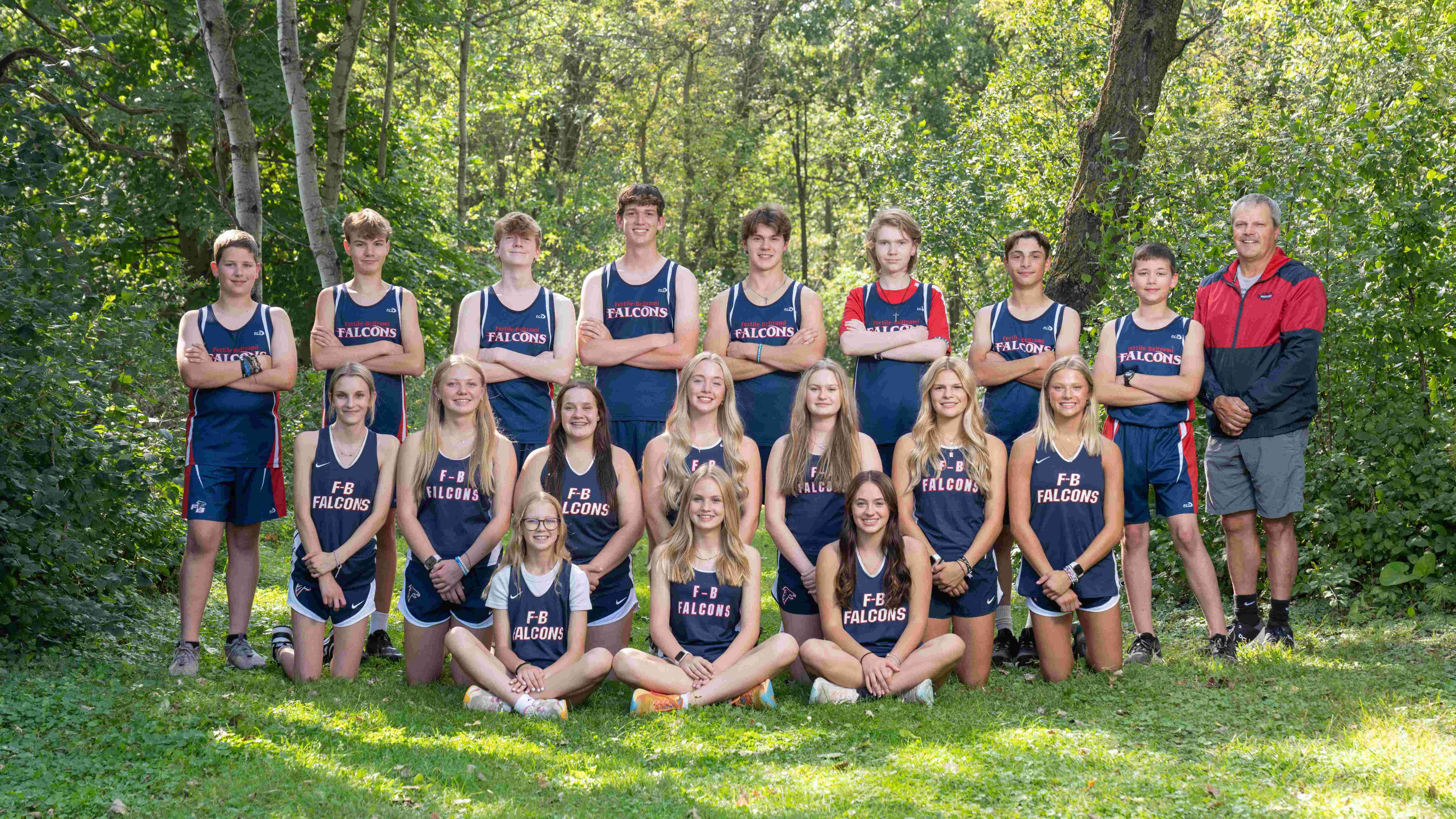 Varsity Cross Country team