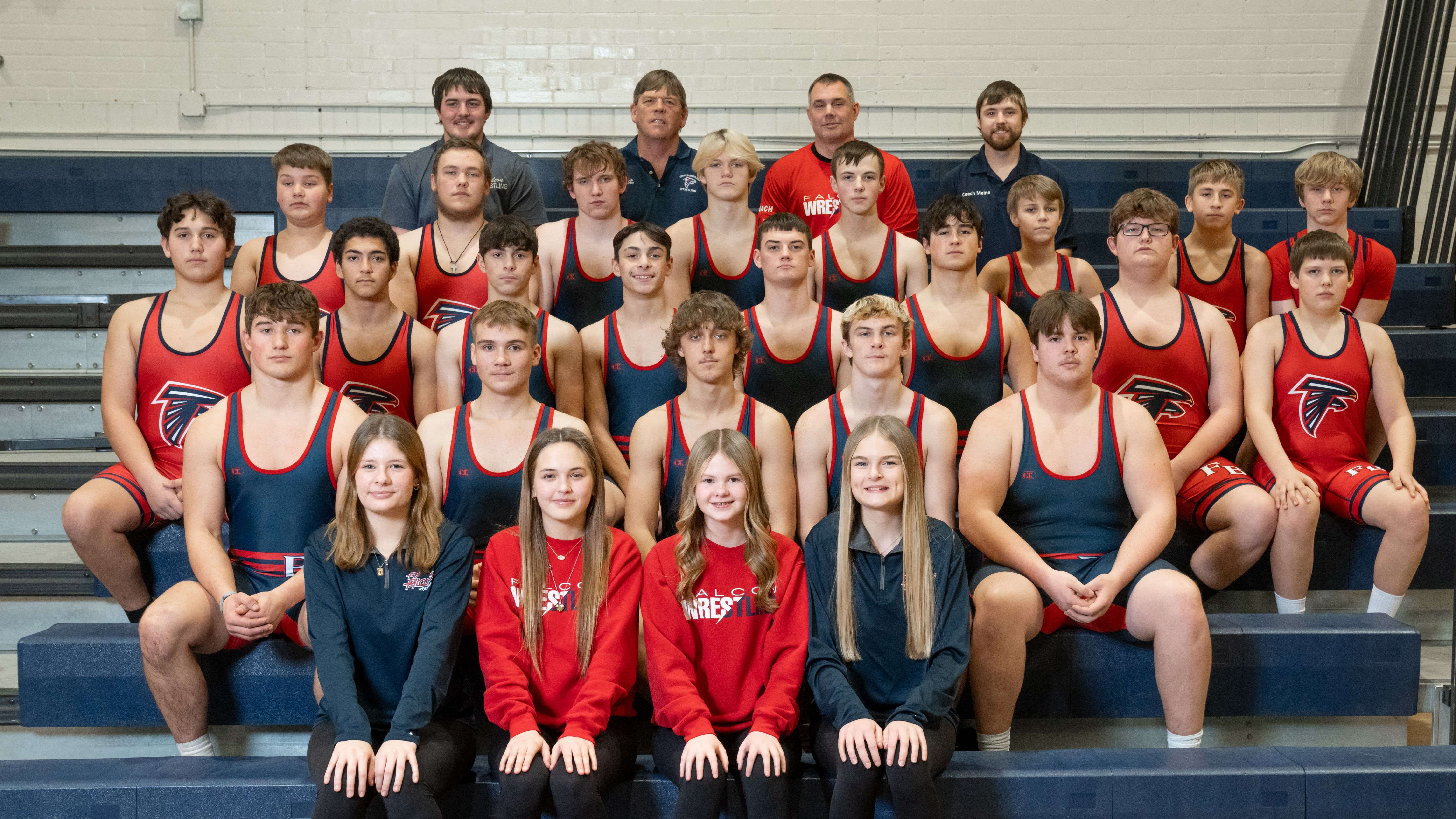 Varsity wrestling team team