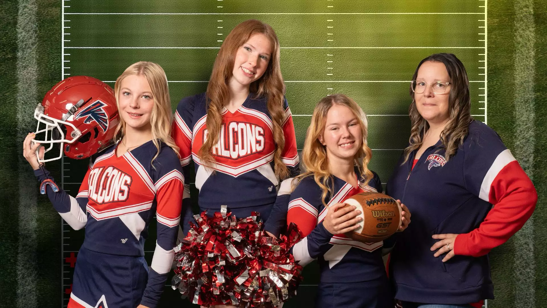Fertile-Beltrami cheer team photo