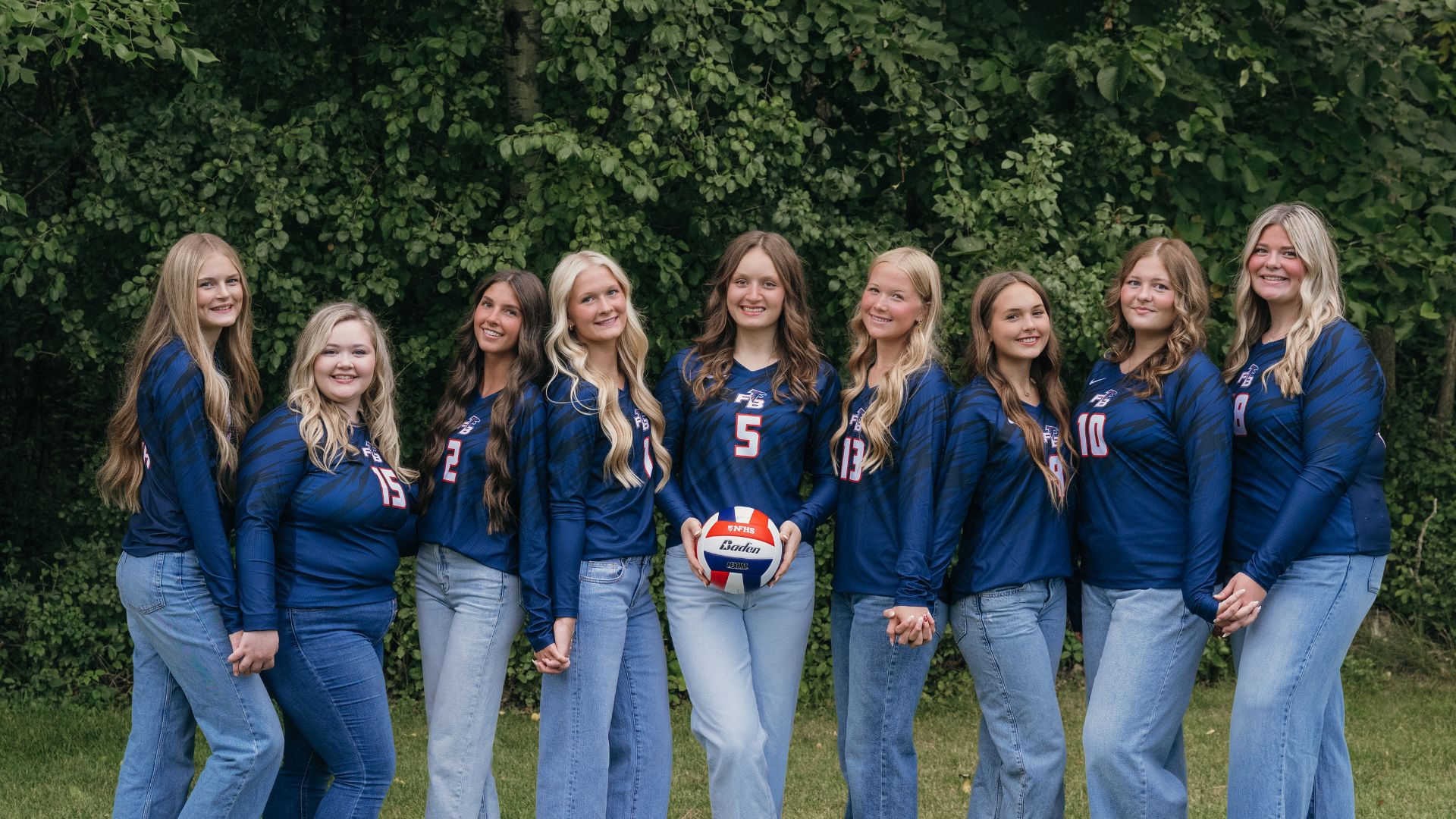 2026 Falcon Volleyball Seniors.