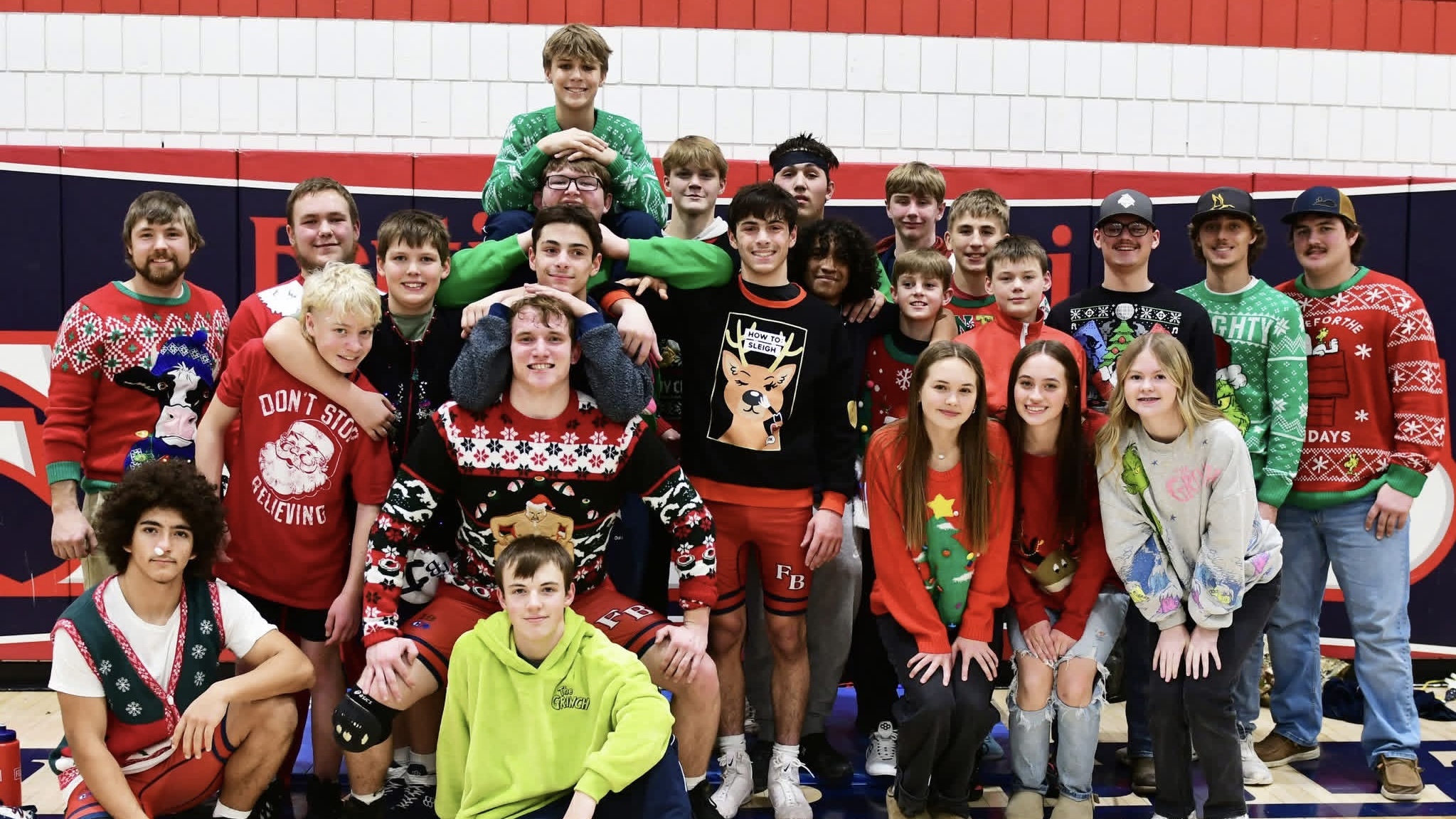 Varsity wrestling team team