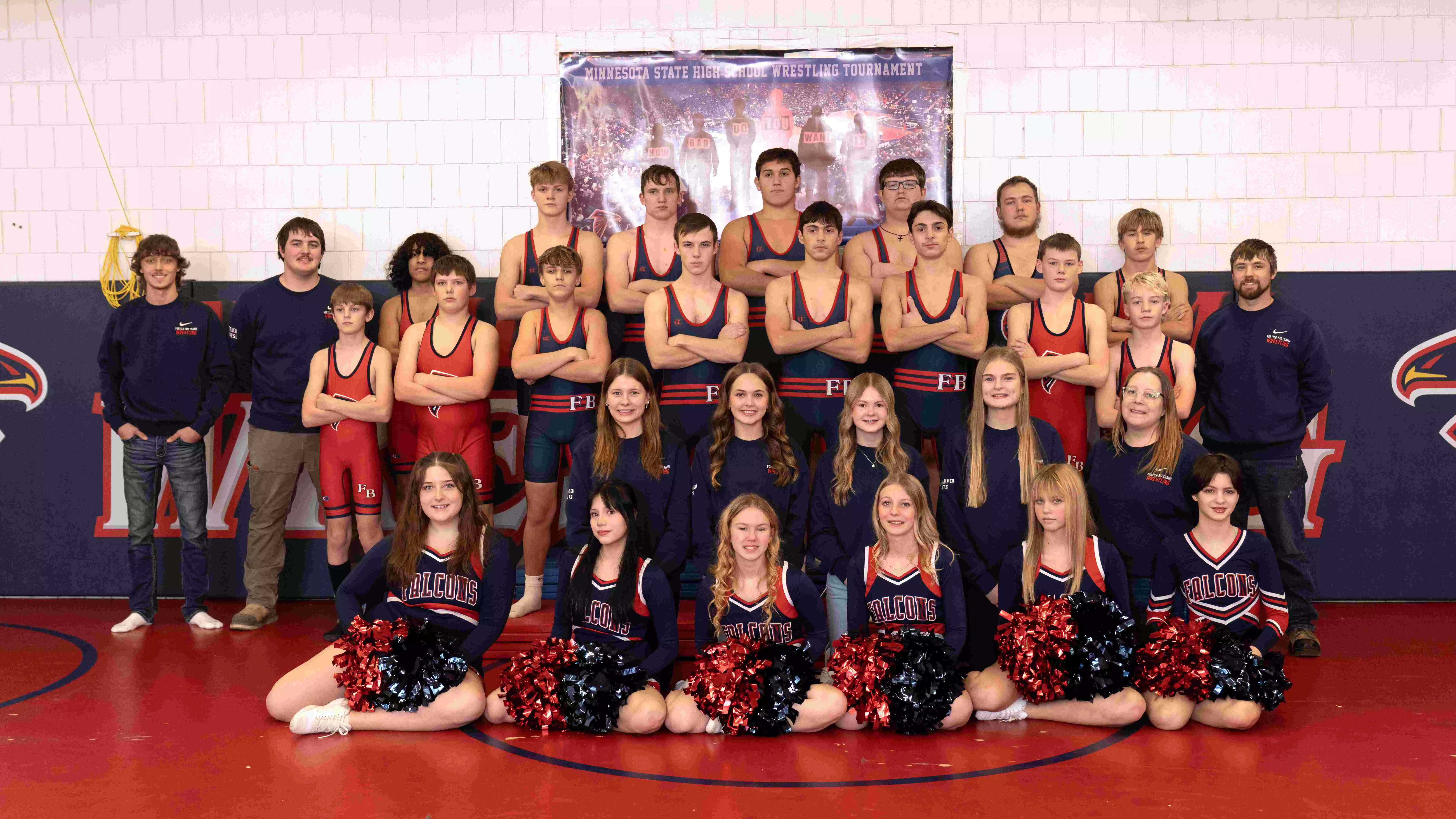 Fertile-Beltrami wrestling team photo